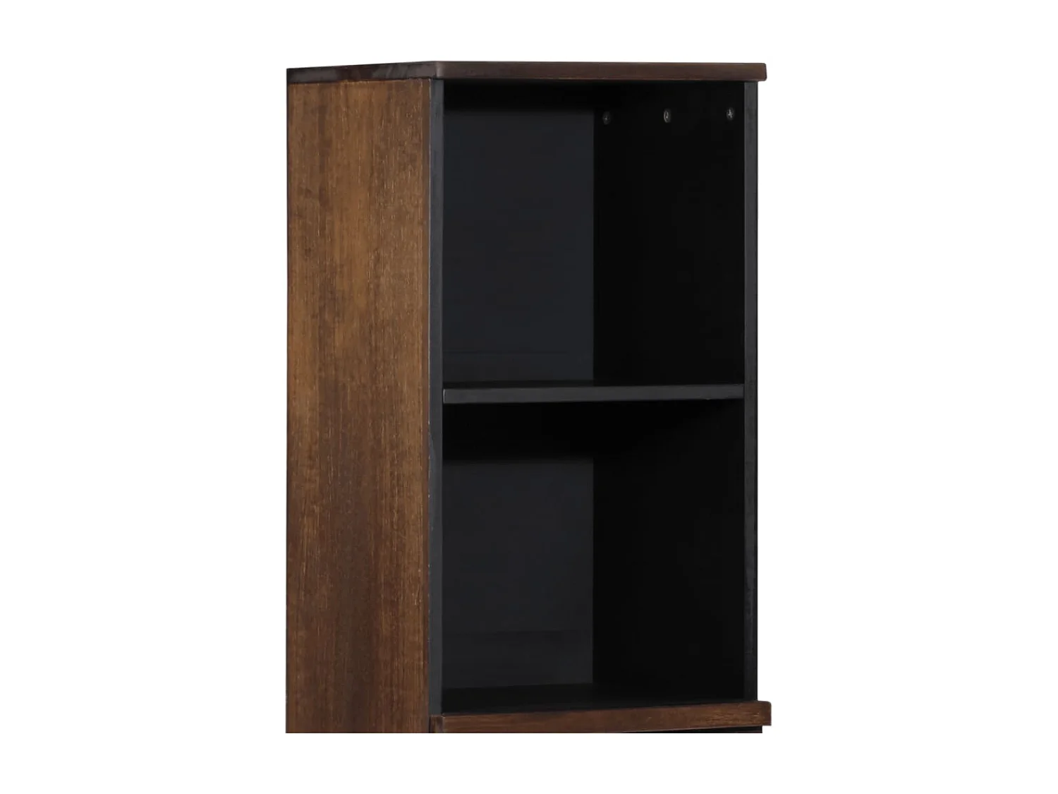 Aparador marrom 38x34x160 cm madeira de mangueira maciça