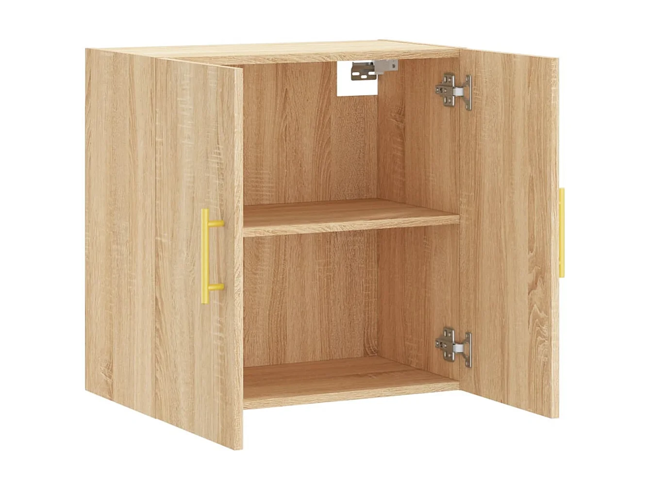 Wandschrank aus Sonoma-Eiche, 60 x 31 x 60 cm, Holzwerkstoff