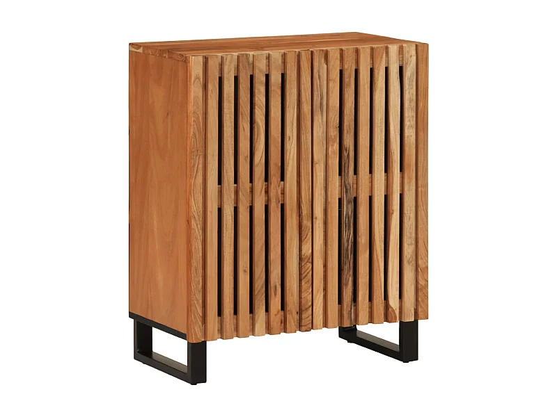 Sideboard 60x34x75 cm aus massivem Akazienholz