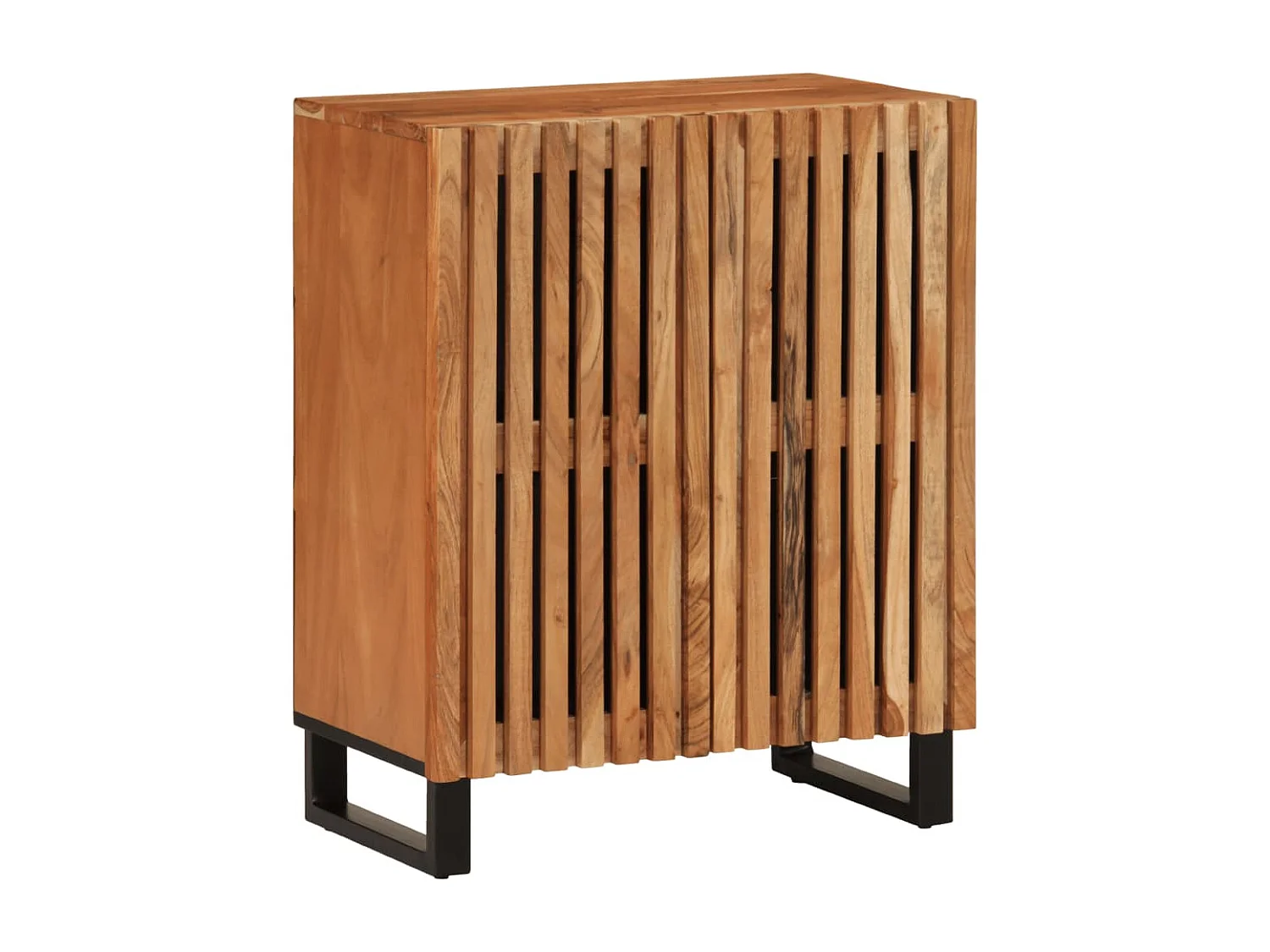 Sideboard 60x34x75 cm aus massivem Akazienholz