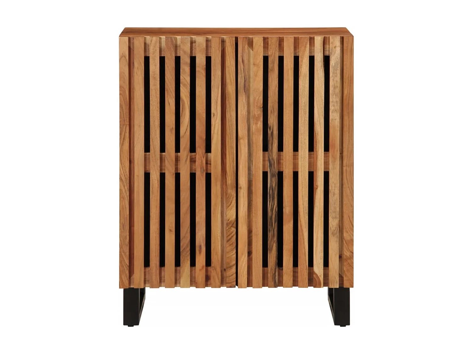 Sideboard 60x34x75 cm aus massivem Akazienholz
