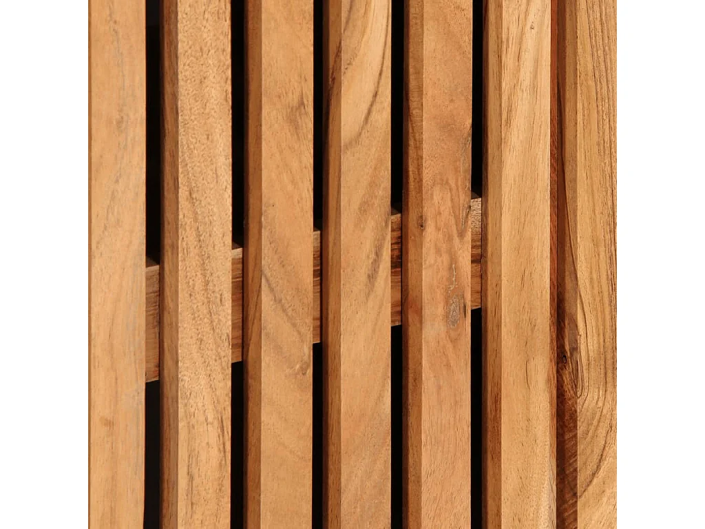 Aparador 60x34x75 cm madera maciza de acacia