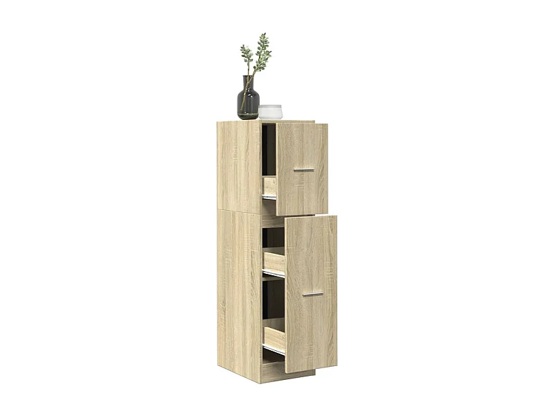 Armoire d'apothicaire chêne sonoma 30x41x118 cm bois ingénierie
