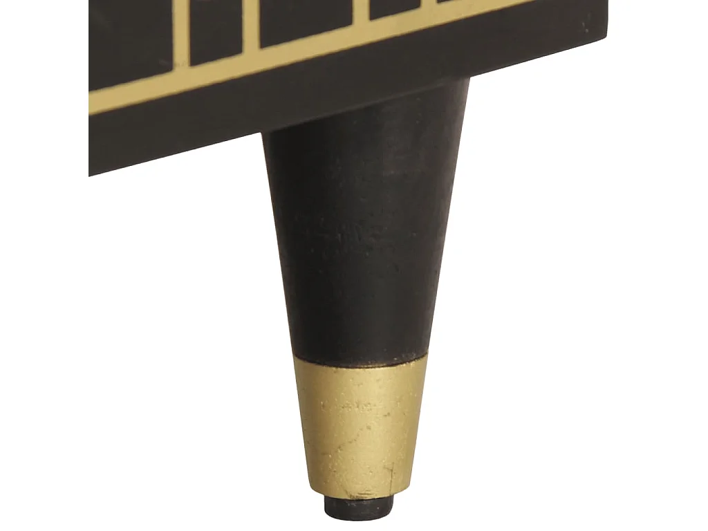 Armoire latérale 60x33x75 cm bois massif de manguier