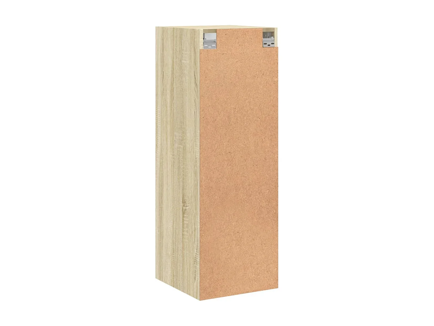 Mueble de pared con puertas de cristal roble sonoma 35x37x100 cm