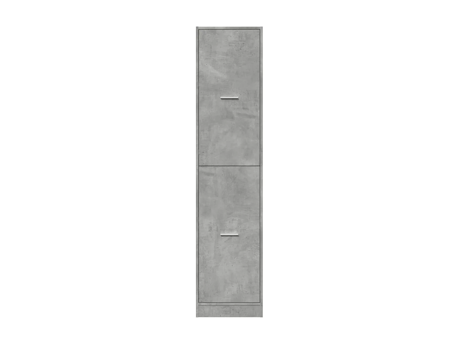 Armoire d'apothicaire gris béton 40x41x174,5 cm bois ingénierie