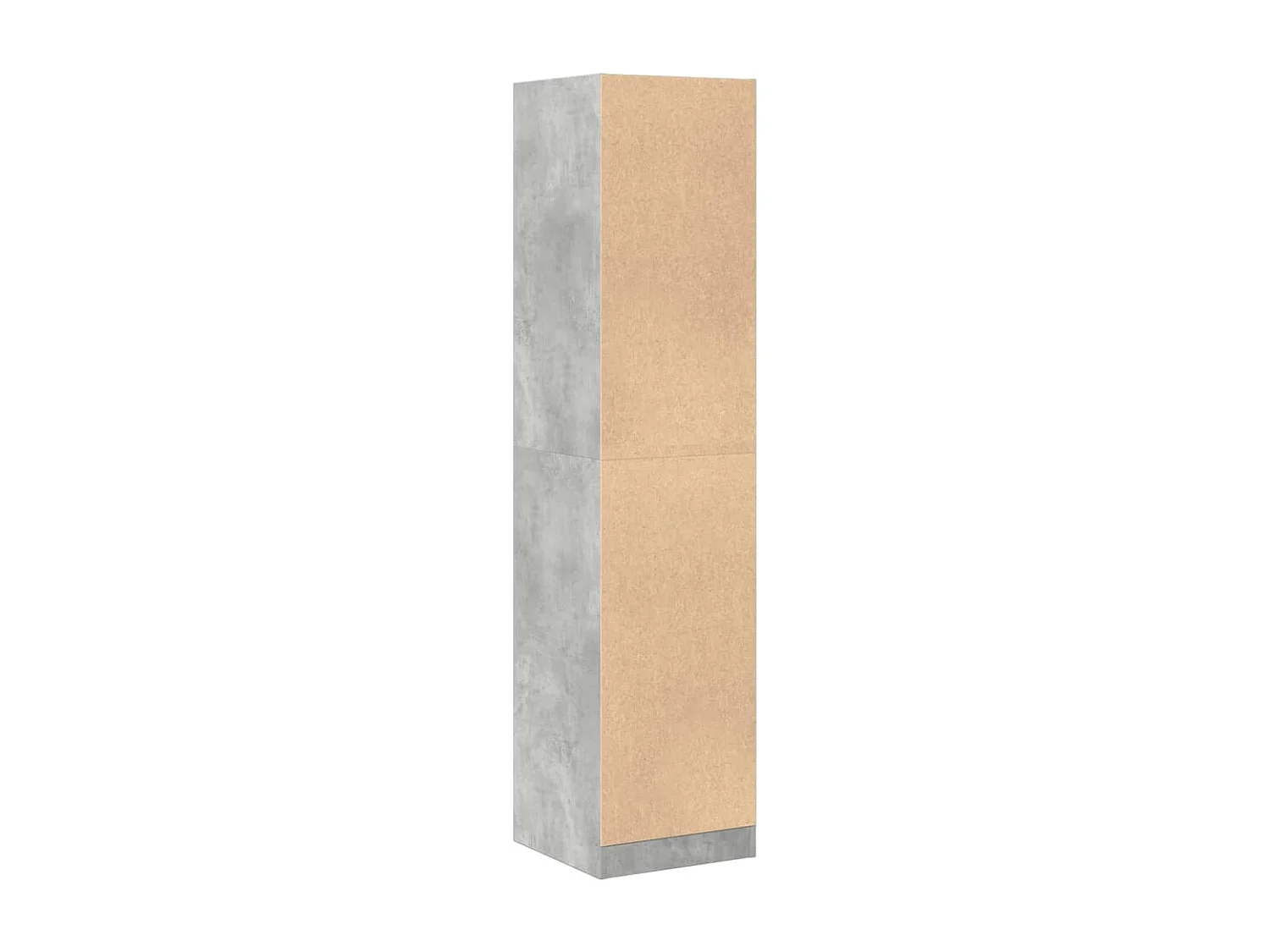 Armoire d'apothicaire gris béton 40x41x174,5 cm bois ingénierie
