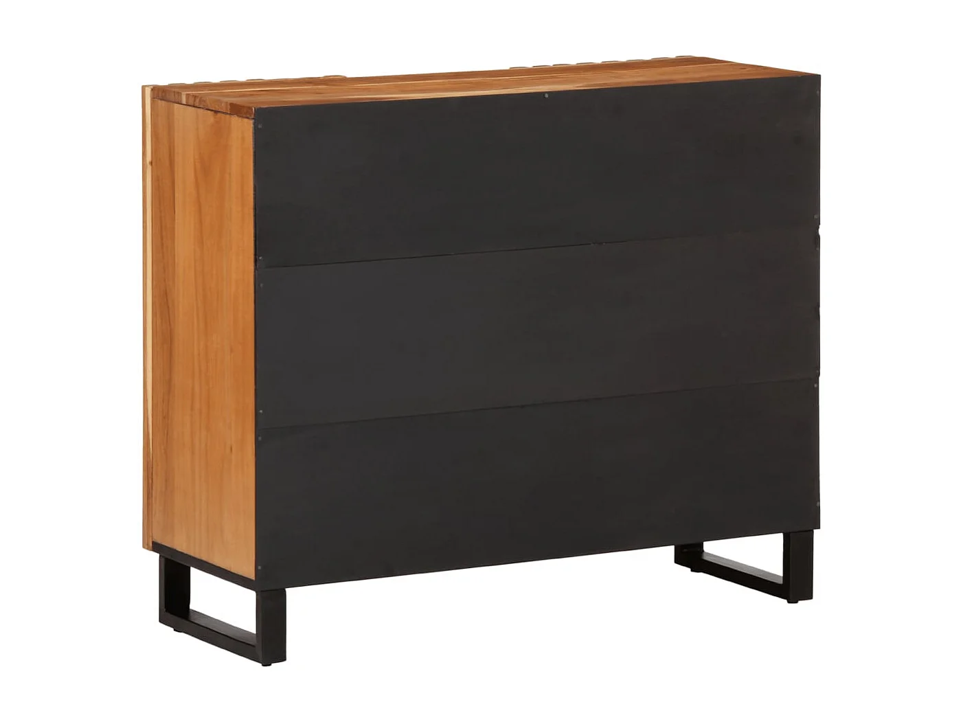 Buffet 90x34x75 cm bois d'acacia massif