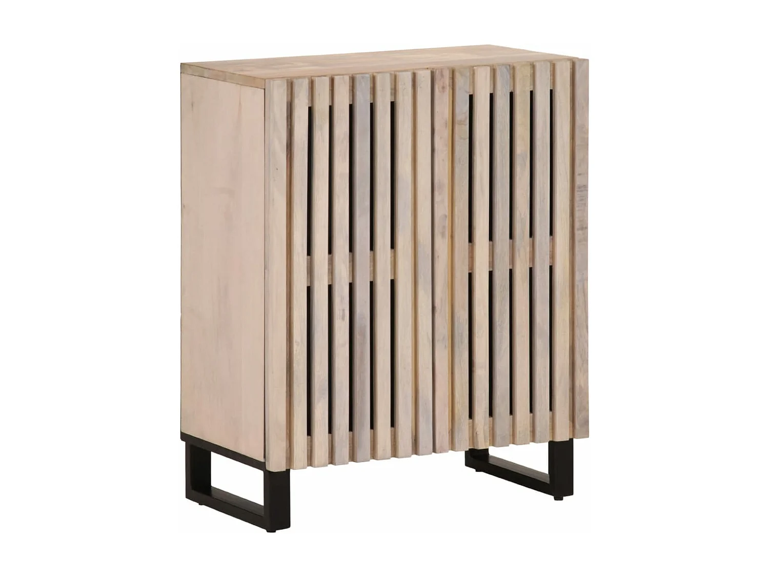 Buffet 60x34x75 cm bois de manguier massif