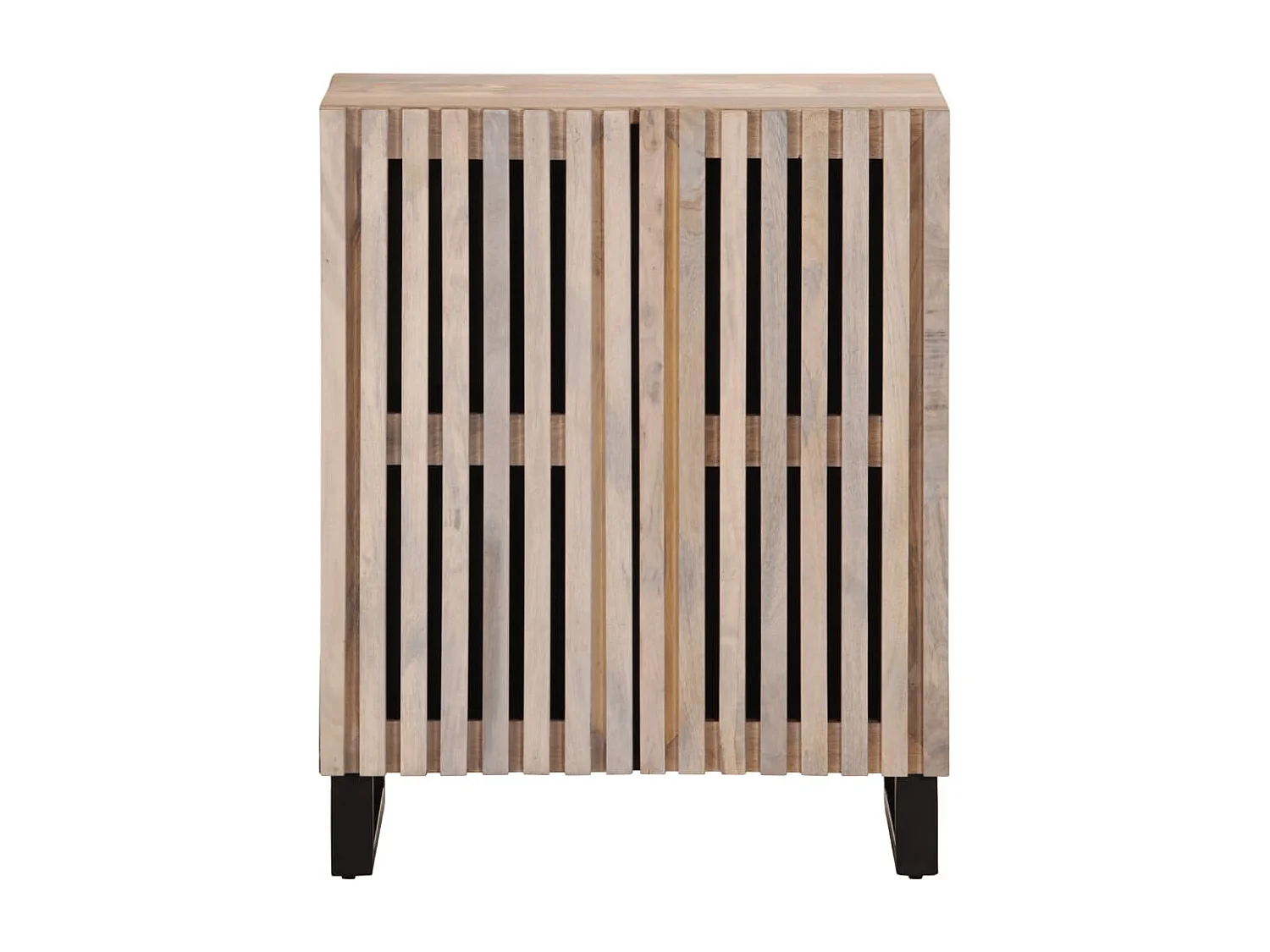 Buffet 60x34x75 cm bois de manguier massif