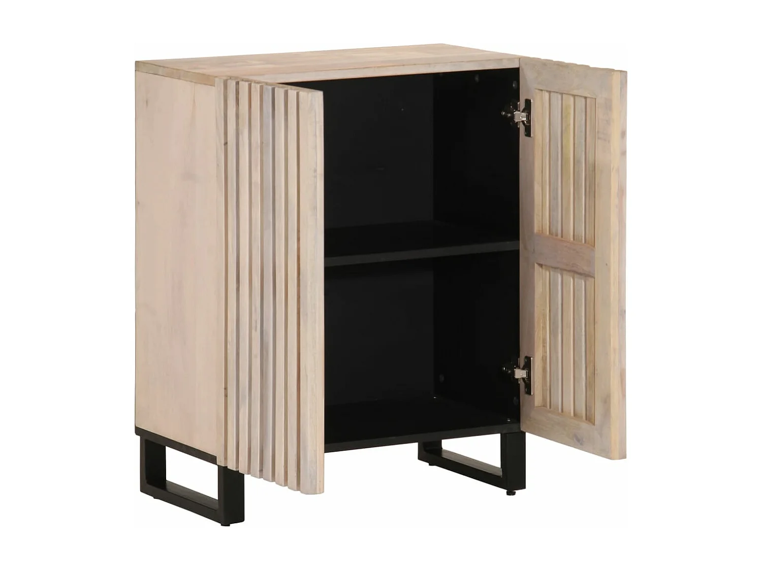 Buffet 60x34x75 cm bois de manguier massif
