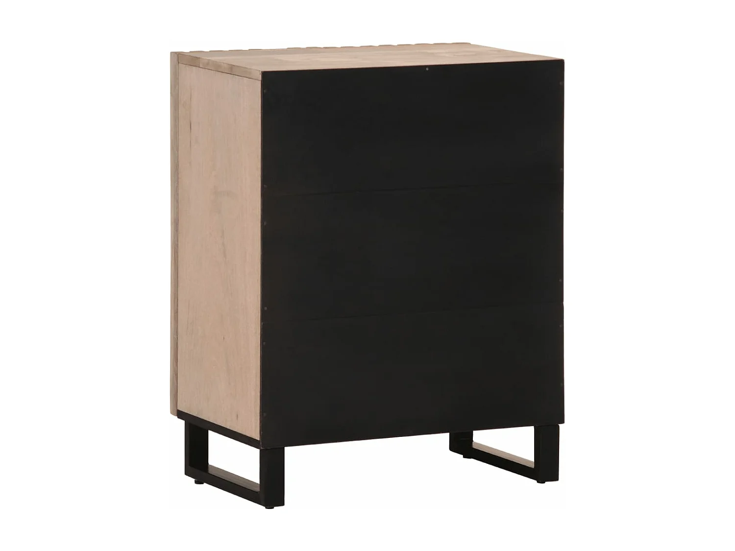 Buffet 60x34x75 cm bois de manguier massif
