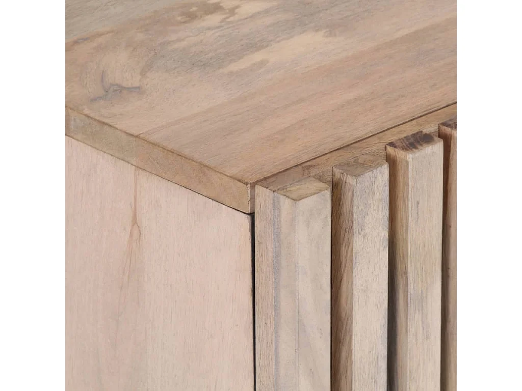 Buffet 60x34x75 cm bois de manguier massif