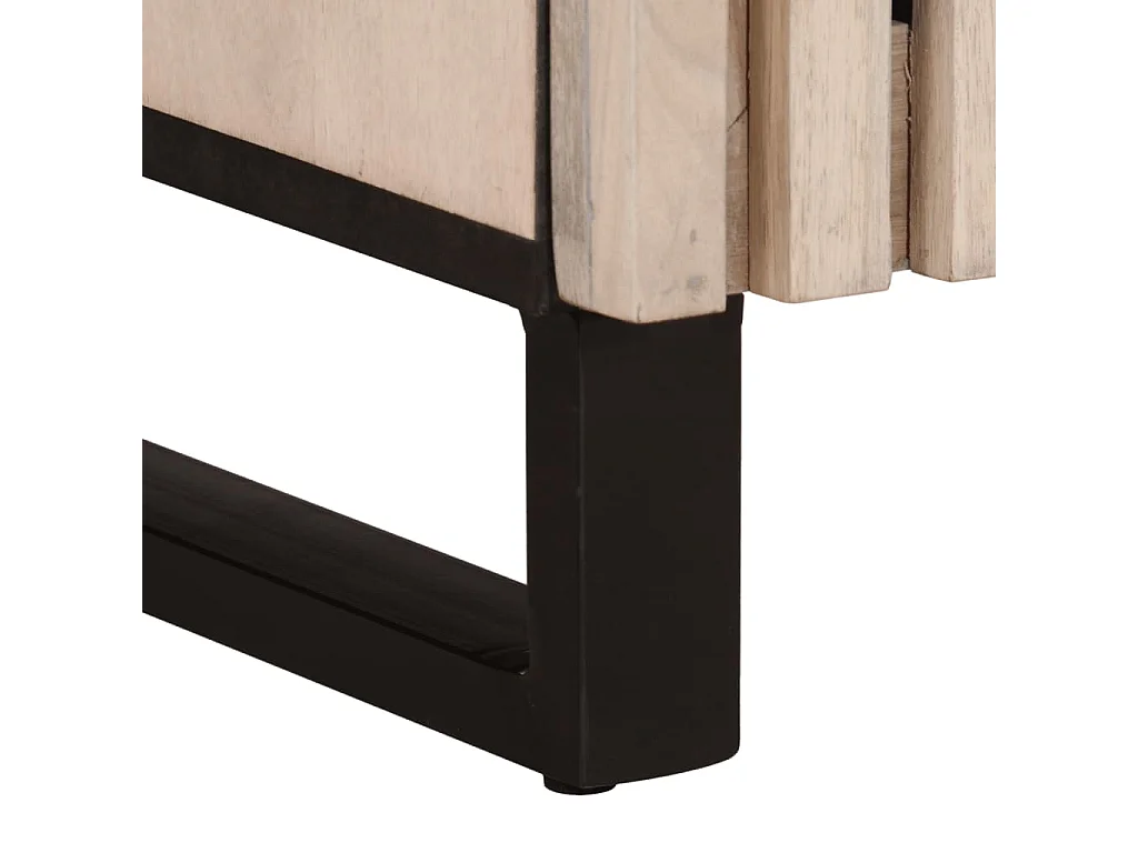 Buffet 60x34x75 cm bois de manguier massif