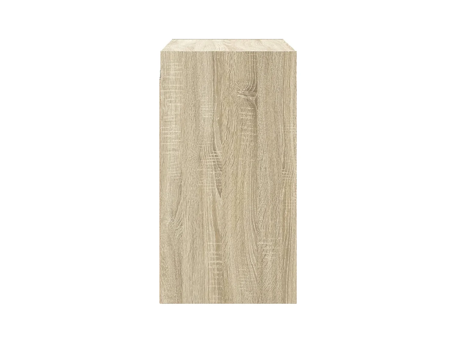 Armoire murale avec portes en verre chêne sonoma 68x37x68,5 cm