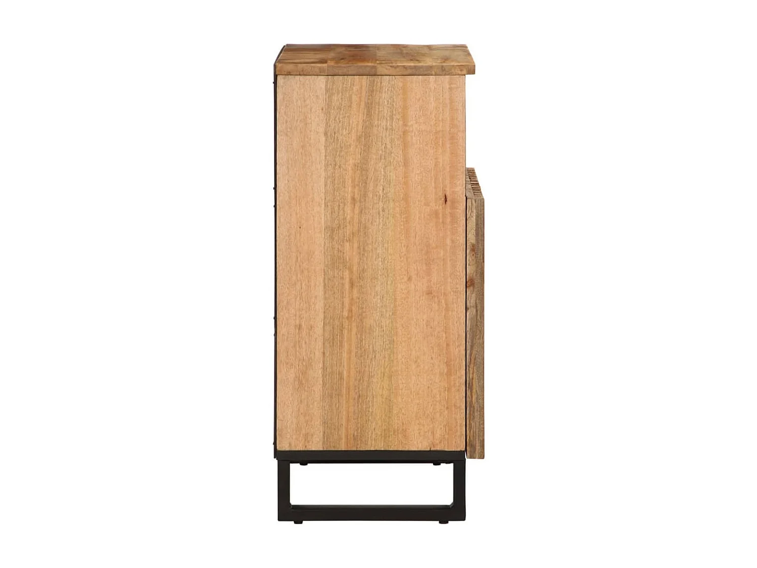 Buffet 60x34x75 cm bois de manguier massif brut