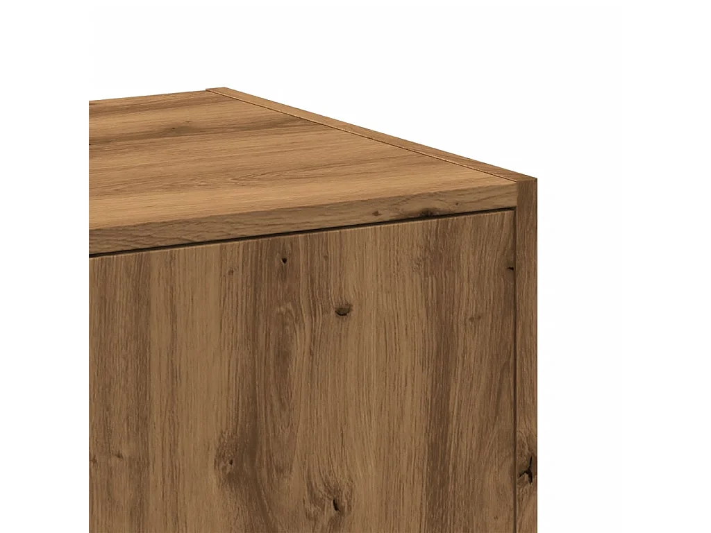 Armoire d'apothicaire chêne artisanal bois d'ingénierie