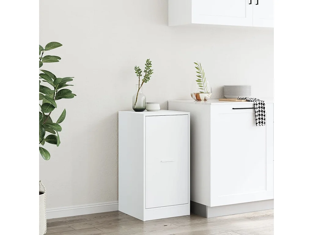 Armoire d'apothicaire blanc 40x41x77,5 cm bois d'ingénierie