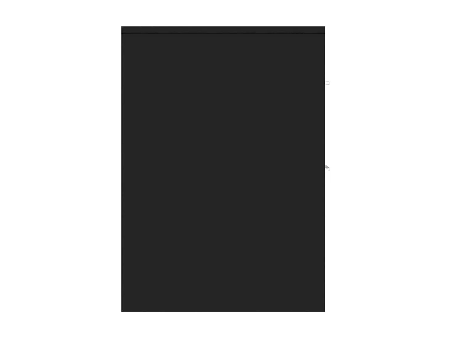 Mobile da bagno stretto con rotelle nere