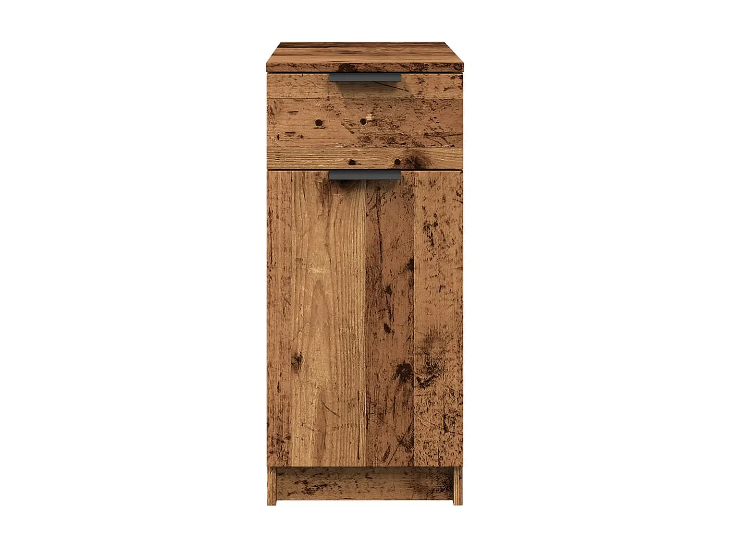Armoire de bureau vieux bois 33x50x75 cm bois d'ingénierie
