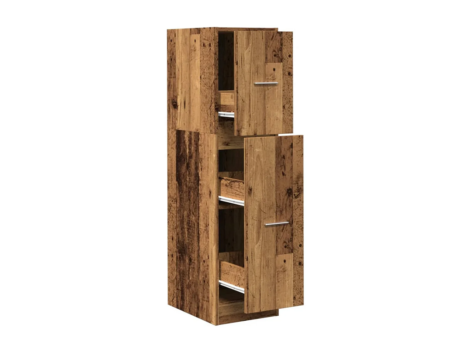 Mueble boticario madera vieja 30x41x118 cm madera contrachapada