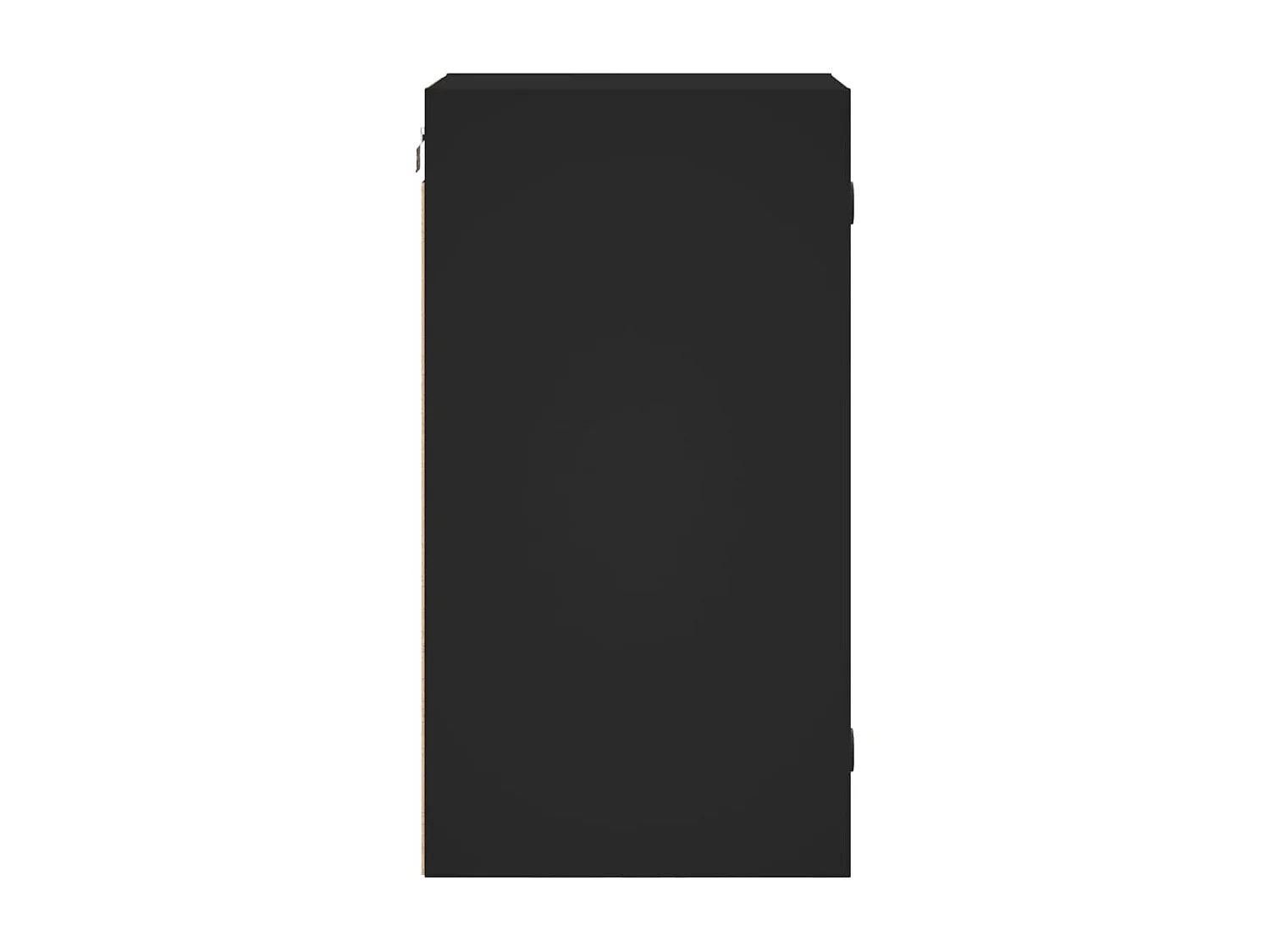 Armoire murale avec portes en verre noir 35x37x68,5 cm