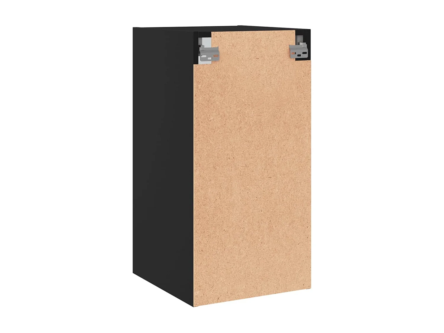 Armoire murale avec portes en verre noir 35x37x68,5 cm