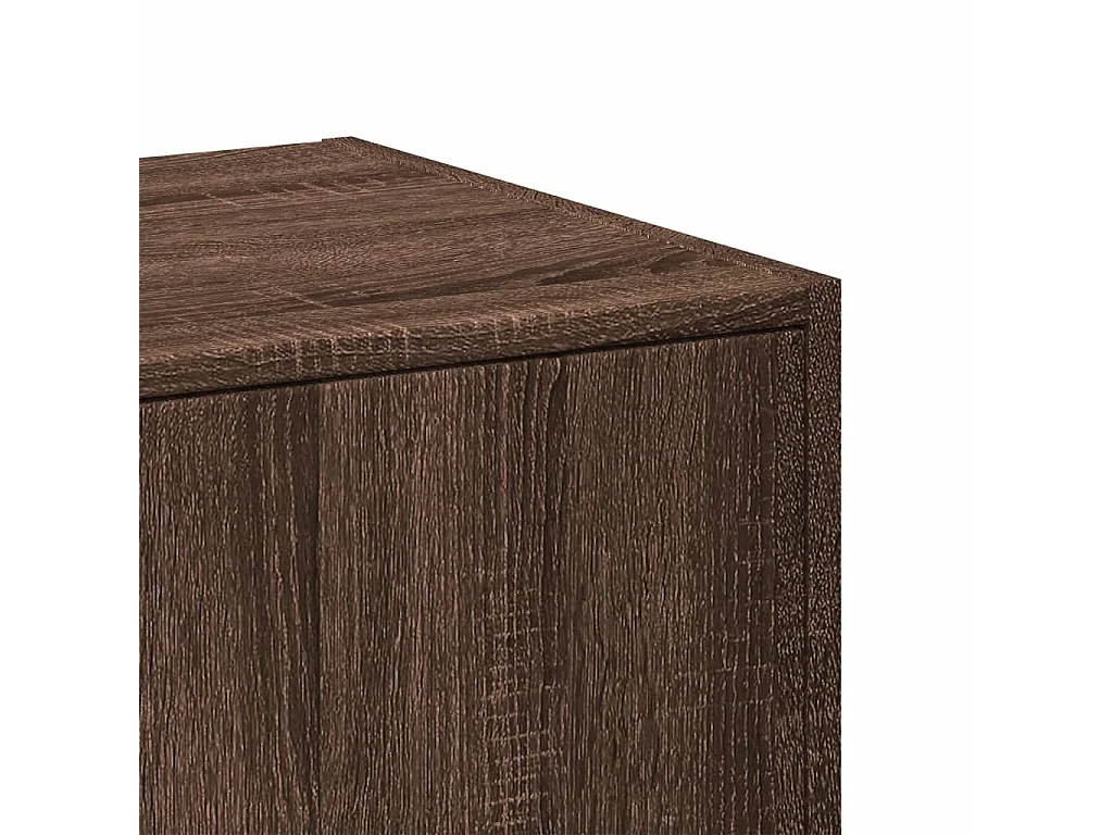 Mueble boticario roble marrón 30x41x118 cm madera contrachapada