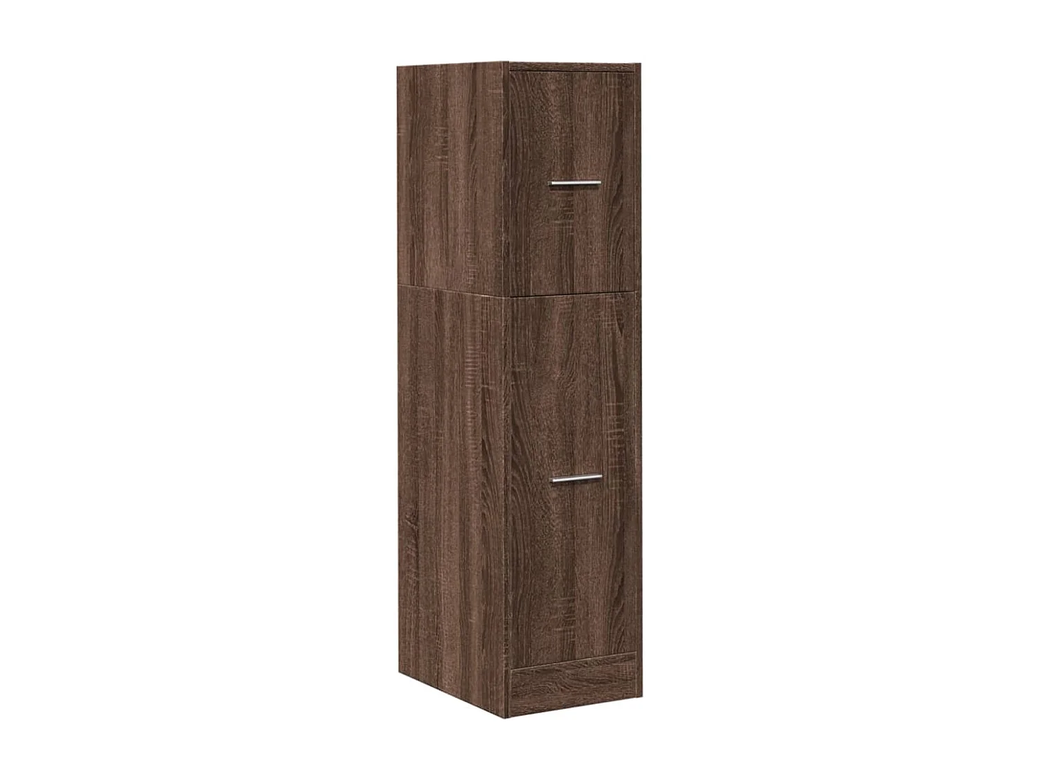 Armoire apothicaire chêne marron 30x41x118 cm bois d'ingénierie