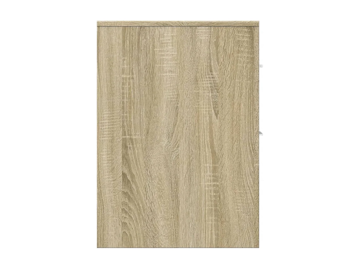 Armoire de salle de bain étroite avec roulettes chêne sonoma