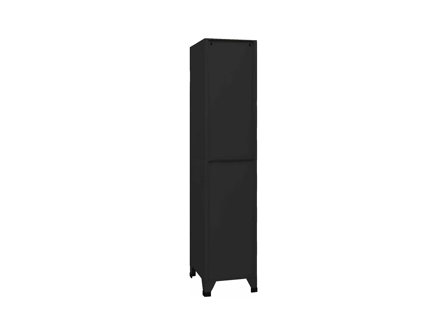 Armoire à casiers Noir 38x45x180 cm Acier