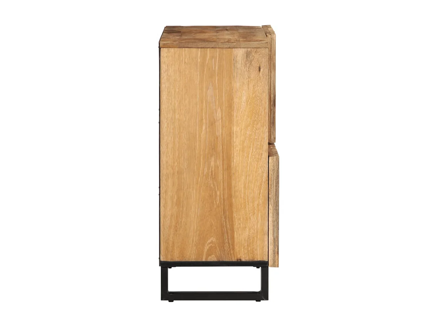 Buffet 80x34x75 cm bois de manguier massif brut