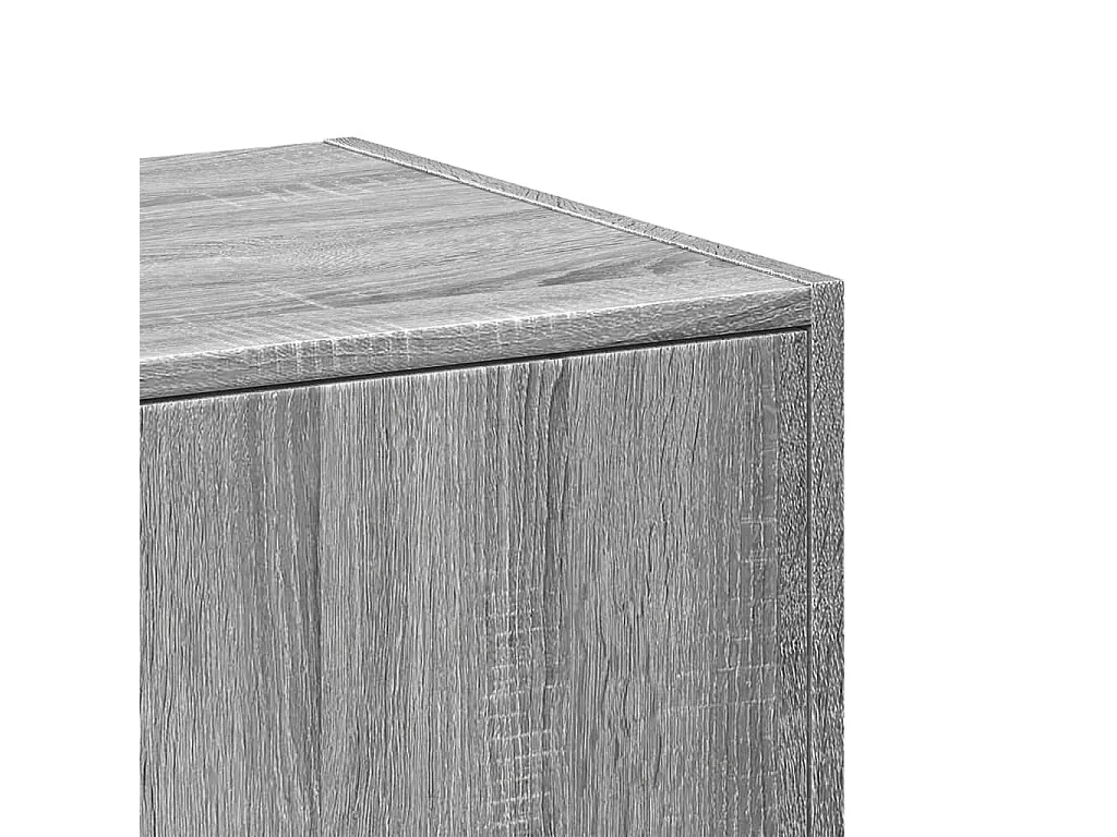 Apothekerschrank in Sonoma-Grau, 40 x 41 x 174,5 cm, Holzwerkstoff