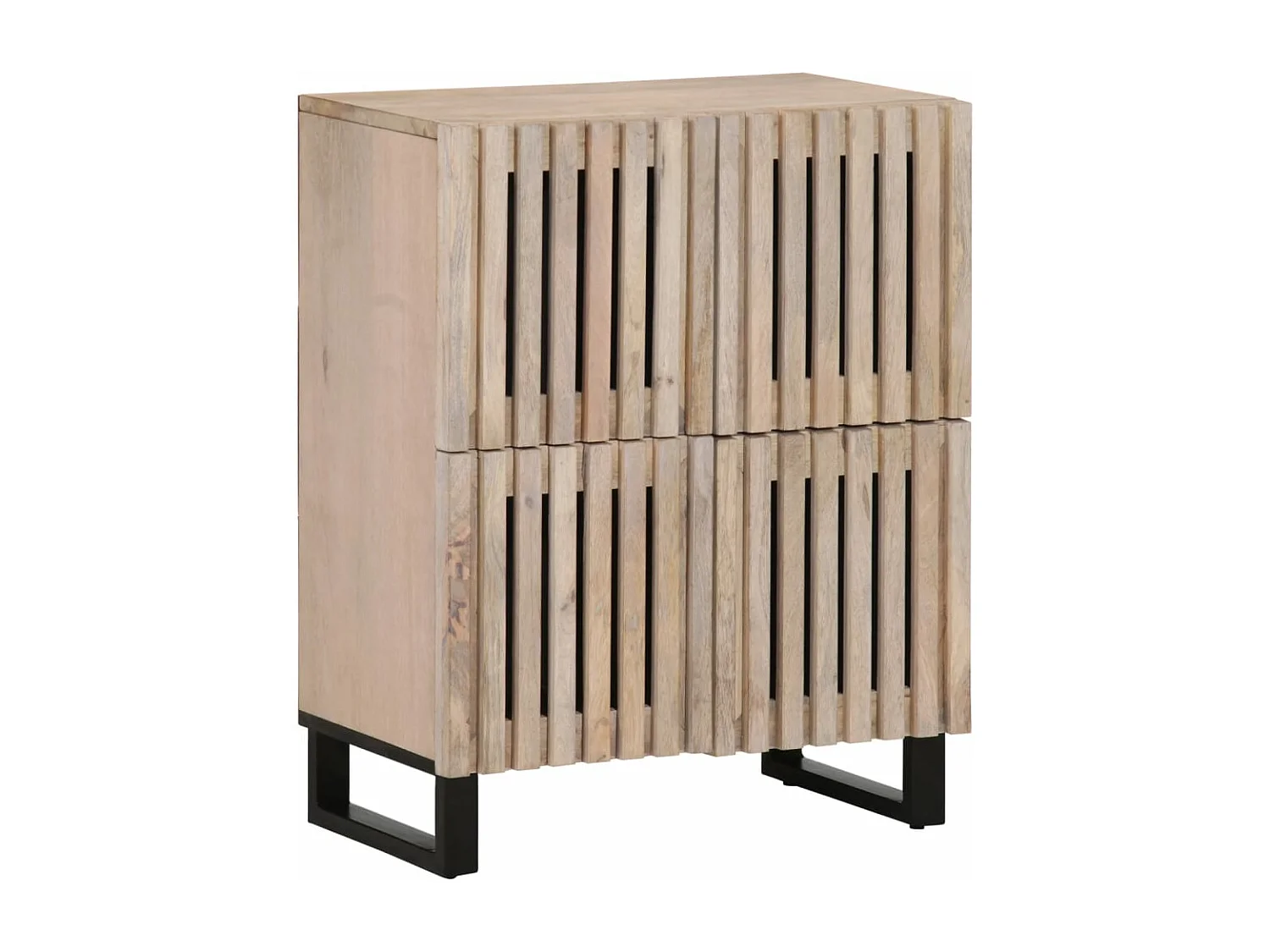 Buffet 60x34x75 cm bois de manguier massif