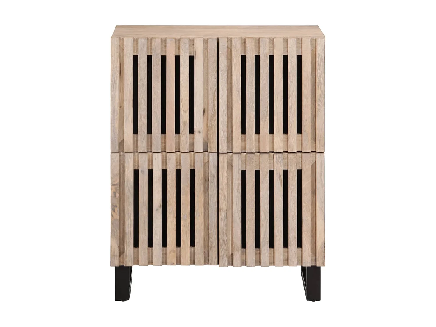 Buffet 60x34x75 cm bois de manguier massif