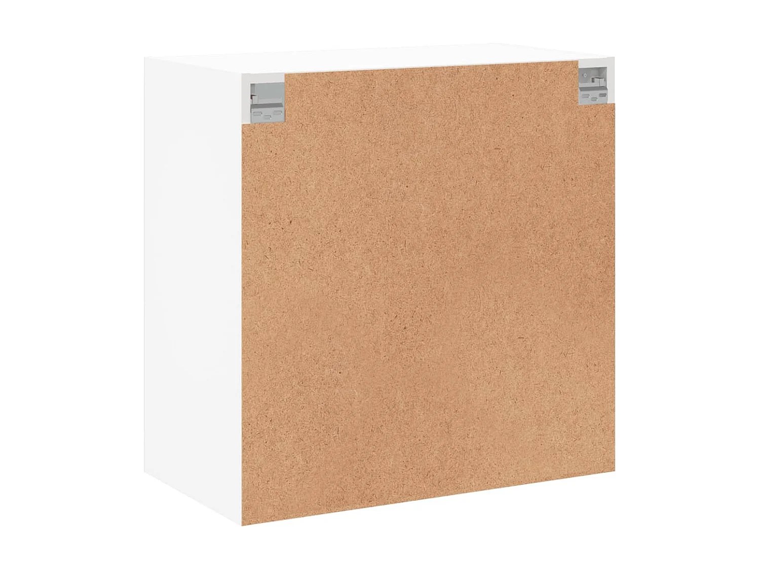 Wandschrank mit weißen Glastüren 68x37x68,5 cm