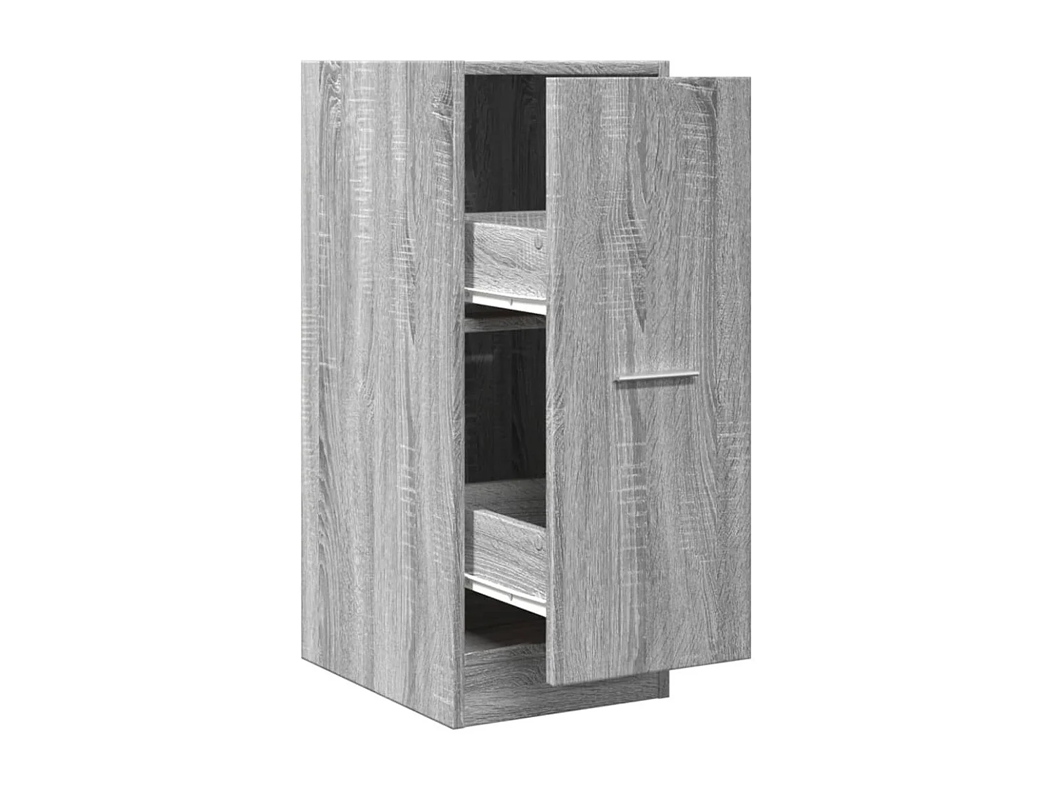 Armoire apothicaire sonoma gris 30x41x77,5 cm bois d'ingénierie