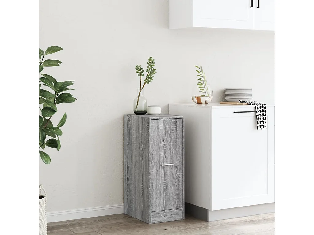 Armoire apothicaire sonoma gris 30x41x77,5 cm bois d'ingénierie