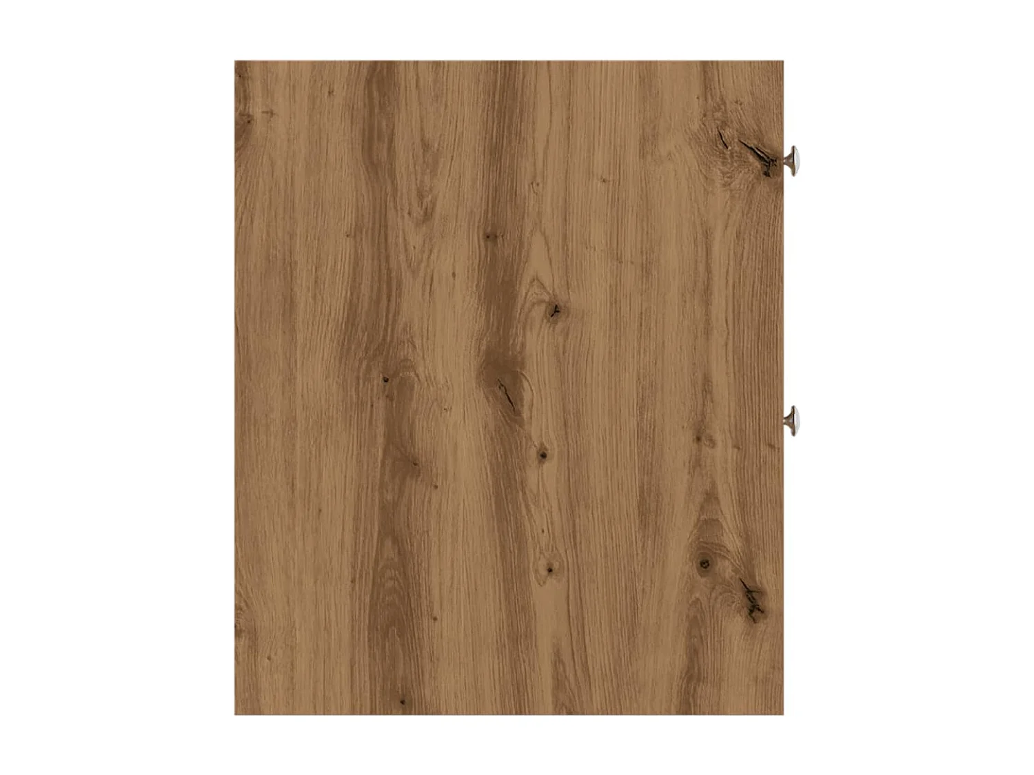 Armoire de salle de bain étroite avec roulettes chêne artisanal