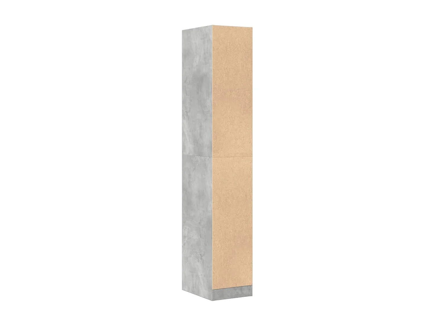 Betongrijze apothekerskast 30x41x174,5 cm parket