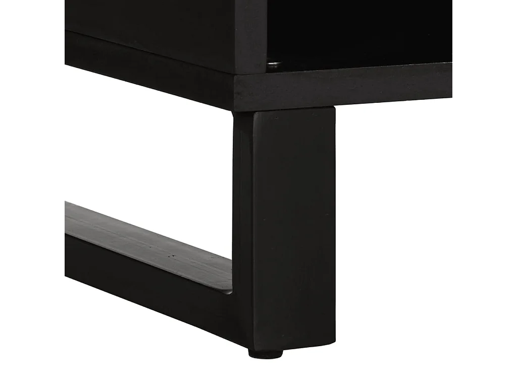 Sideboard 80x34x75 cm aus massivem Akazienholz