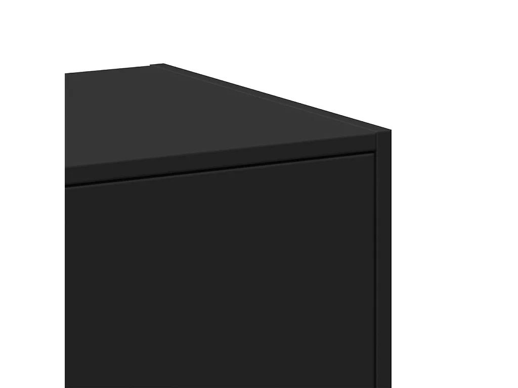 Armoire d'apothicaire noir 30x41x144,5 cm bois d'ingénierie