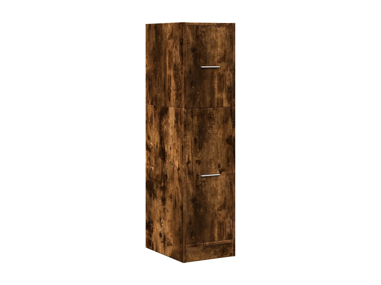 Armoire d'apothicaire chêne fumé 30x41x118 cm bois d'ingénierie