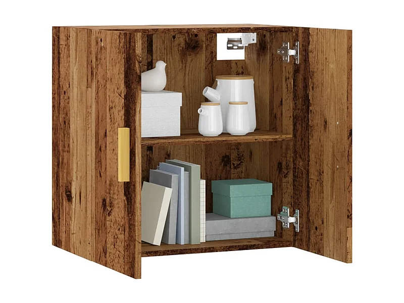 Armoire murale vieux bois 60x31x60 cm bois d'ingénierie