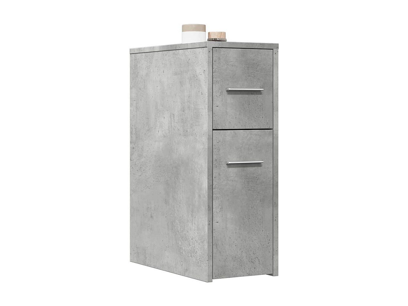 Armoire De Salle De Bain étroite - 179 Cm De Haut, 20x20 Cm - Avec étagères Réglables, Porte-papier Toilette Et Crochets