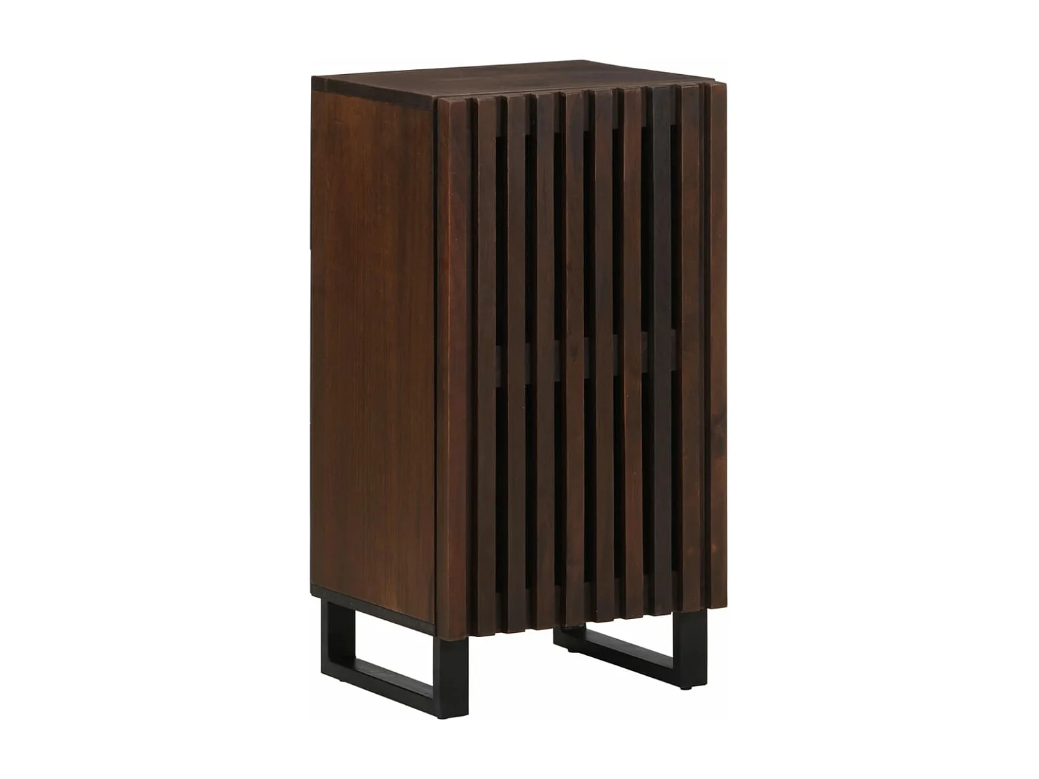 Buffet marron 40x34x75 cm bois massif de manguier