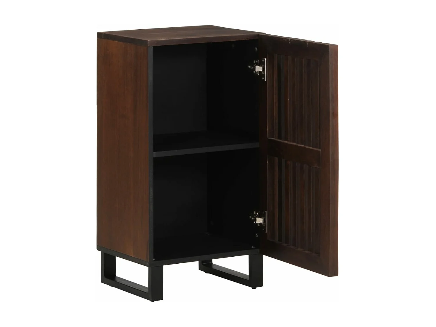 Buffet marron 40x34x75 cm bois massif de manguier