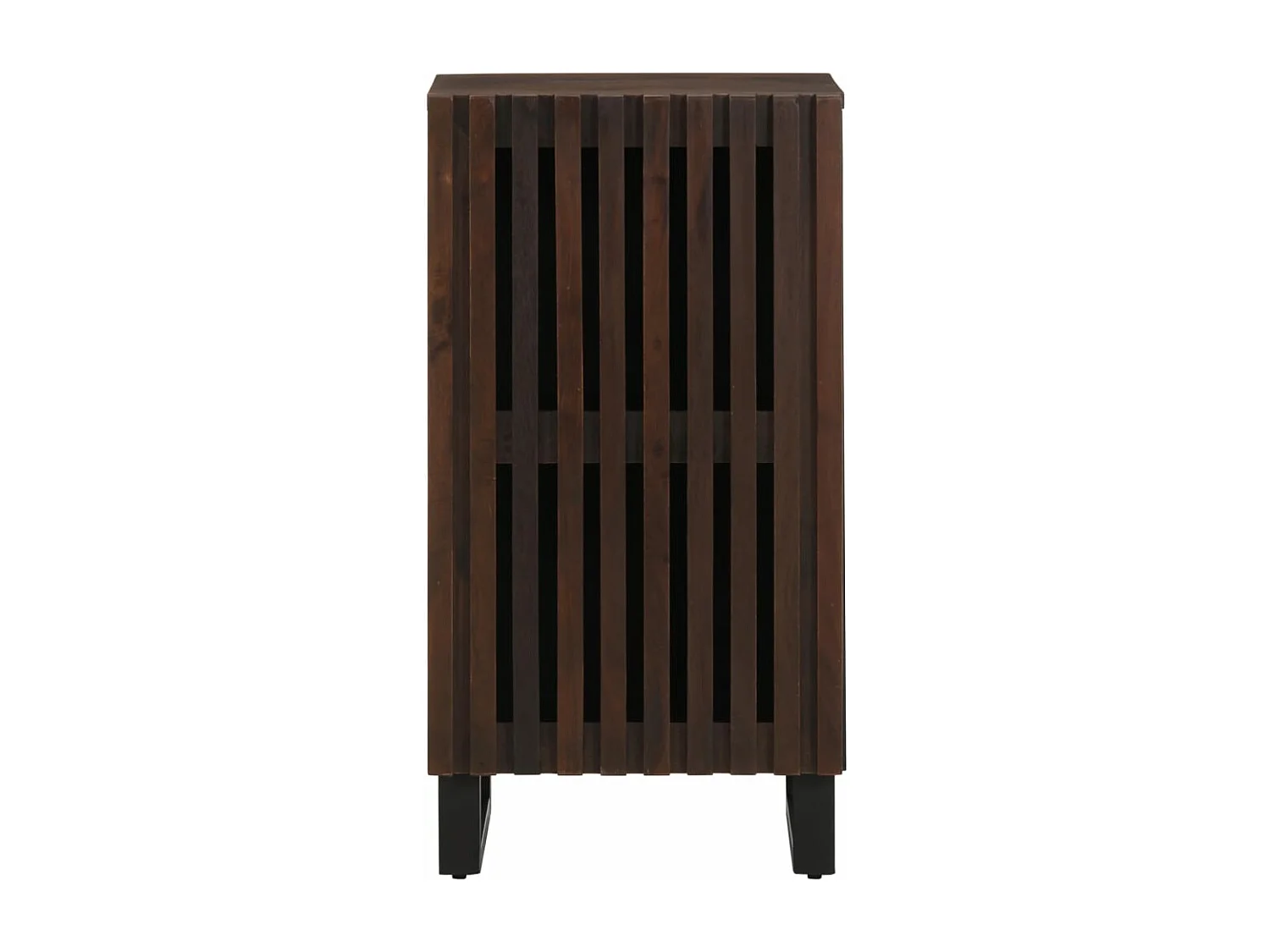 Buffet marron 40x34x75 cm bois massif de manguier