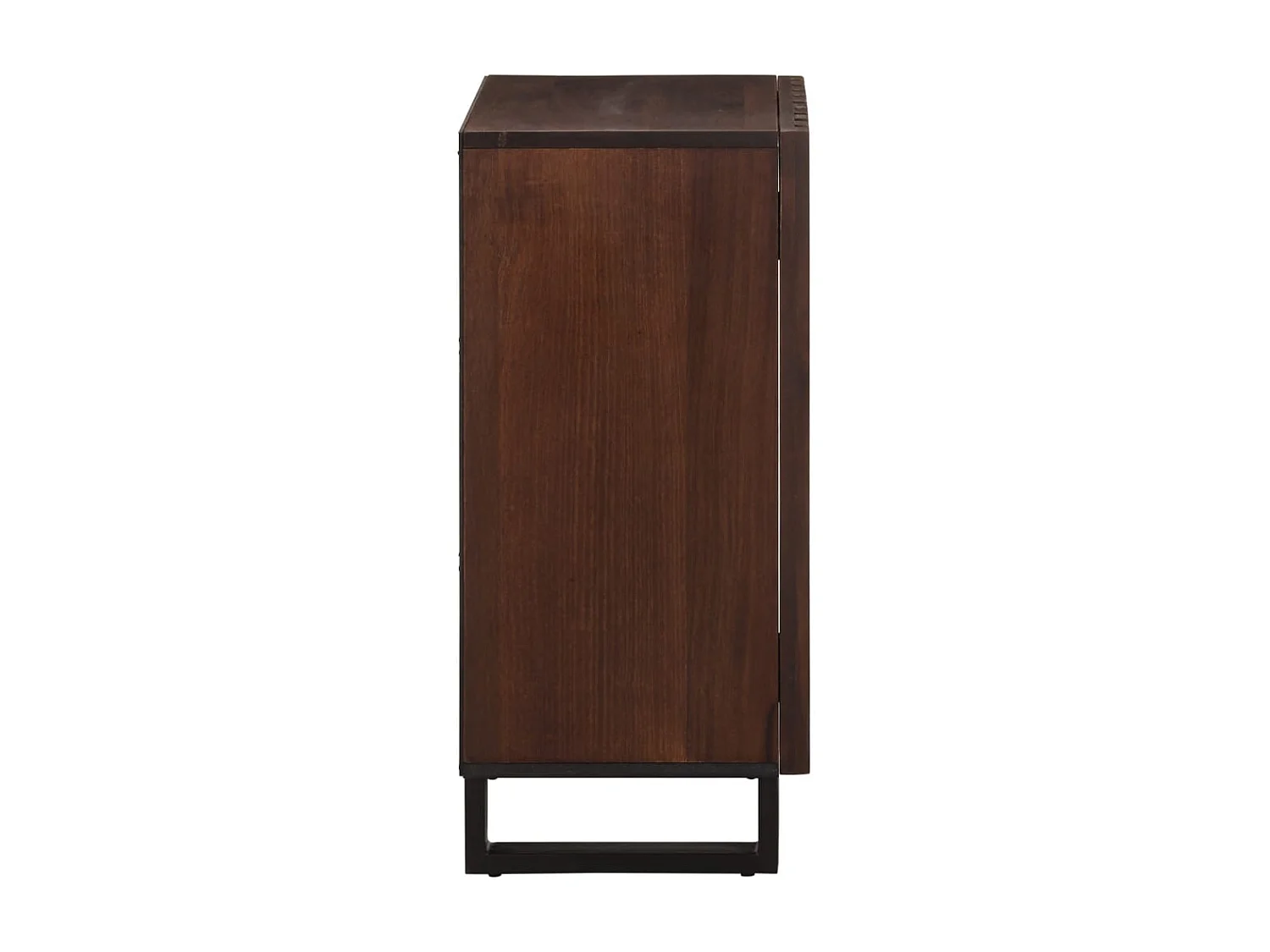 Buffet marron 40x34x75 cm bois massif de manguier