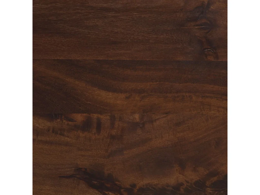 Buffet marron 40x34x75 cm bois massif de manguier